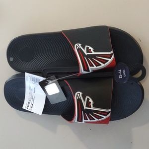 FOCO | Men's NFL Falcon's Logo Shower Sport Slide Sz 11-12 NWT